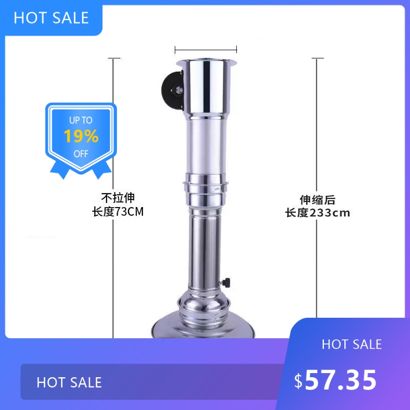 Commercial Exhaust Hood - 実用的な85W静音ファン レストラン バーベキュー 火鍋 排煙システム 伸縮式排煙フード