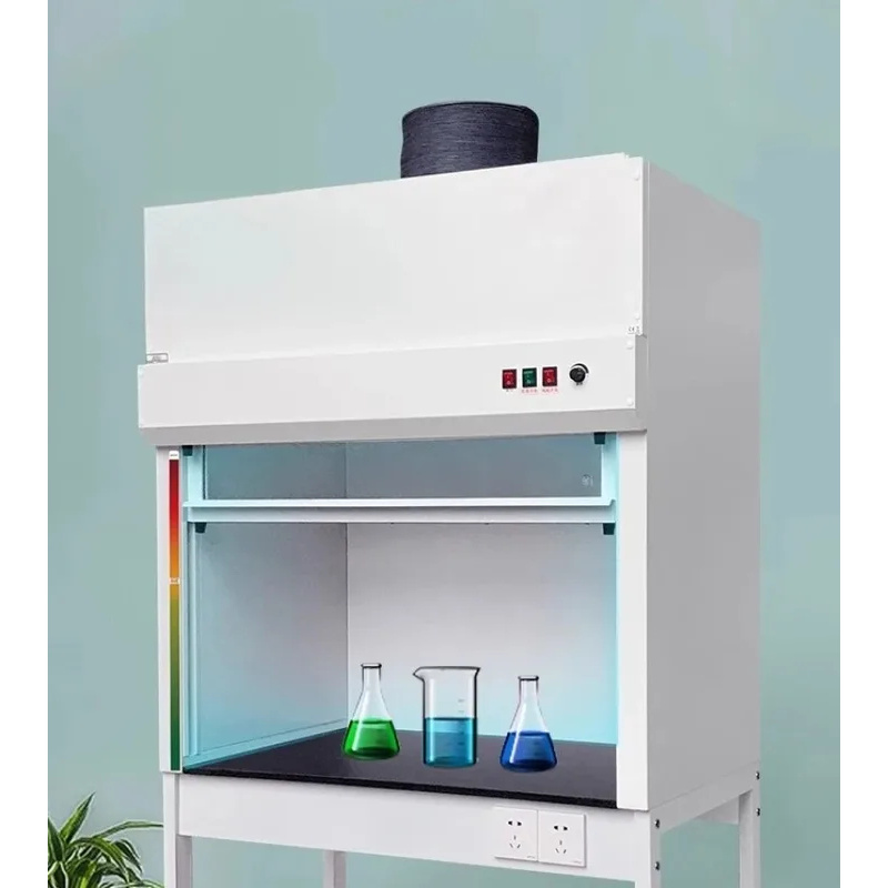 Commercial Exhaust Hood - キャビネット、全鋼製テーブルトップ、実験室用排気フード、一体型排気装置