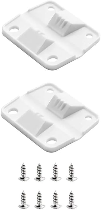Commercial Chest Freezer - 2個入り ホワイトプラスチッククーラーヒンジ交換用アイスチェストヒンジ 取り付けネジセット付き コールマンクーラー対応