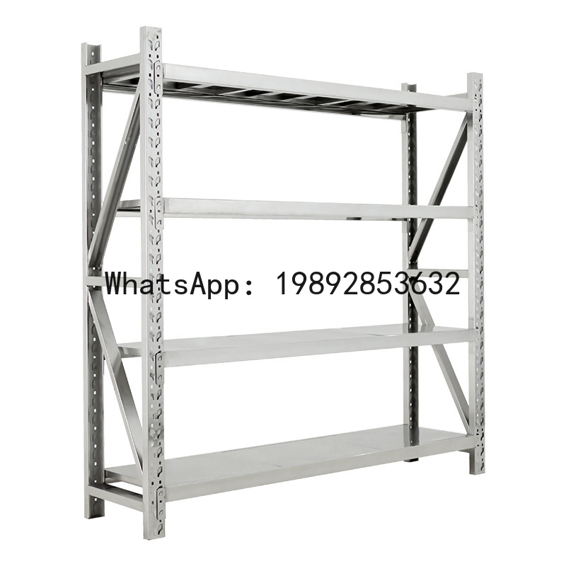 Commercial Kitchen Warehouse - BJスチール製収納ラック倉庫物流棚キッチン倉庫冷蔵保管商業用調整可能軽量・重量物用棚