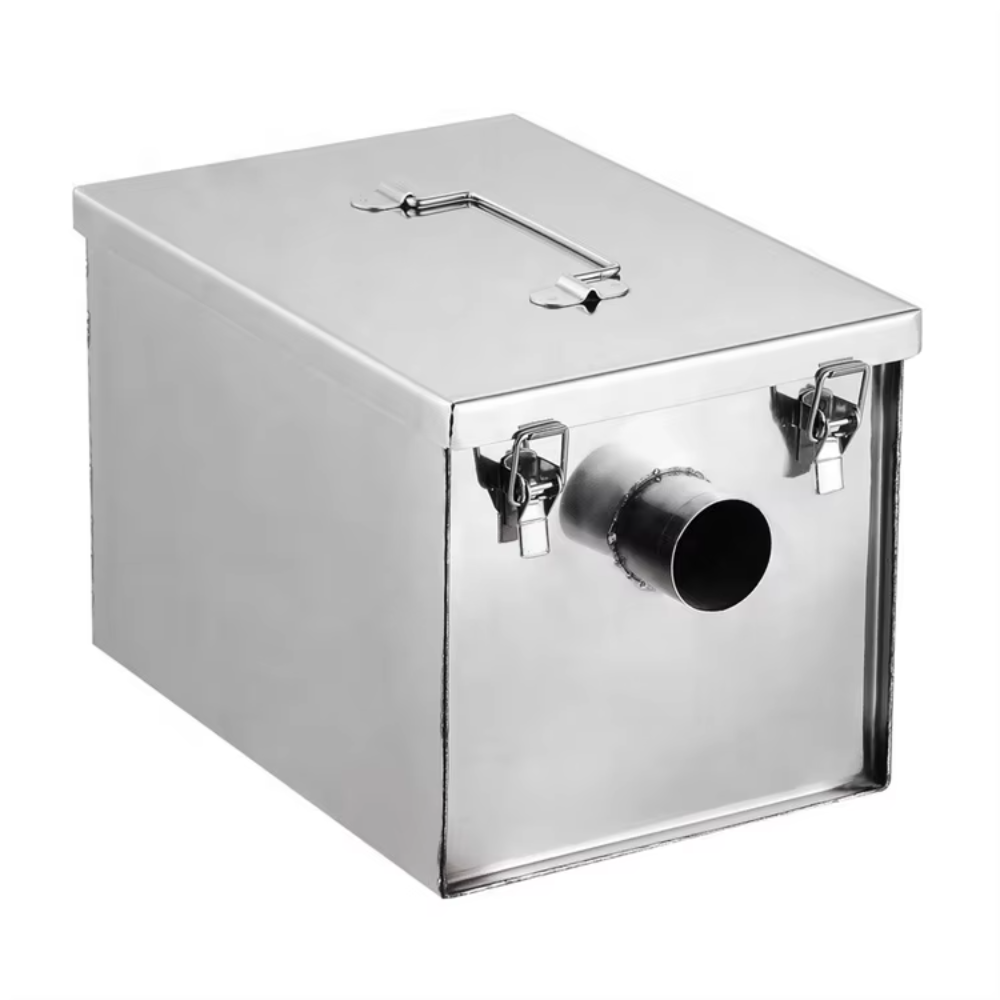 Commercial Kitchen Grease Interceptor - 業務用厨房向け5GPMステンレス製グリーストラップ、シンク下グリースインターセプター、油水分離器