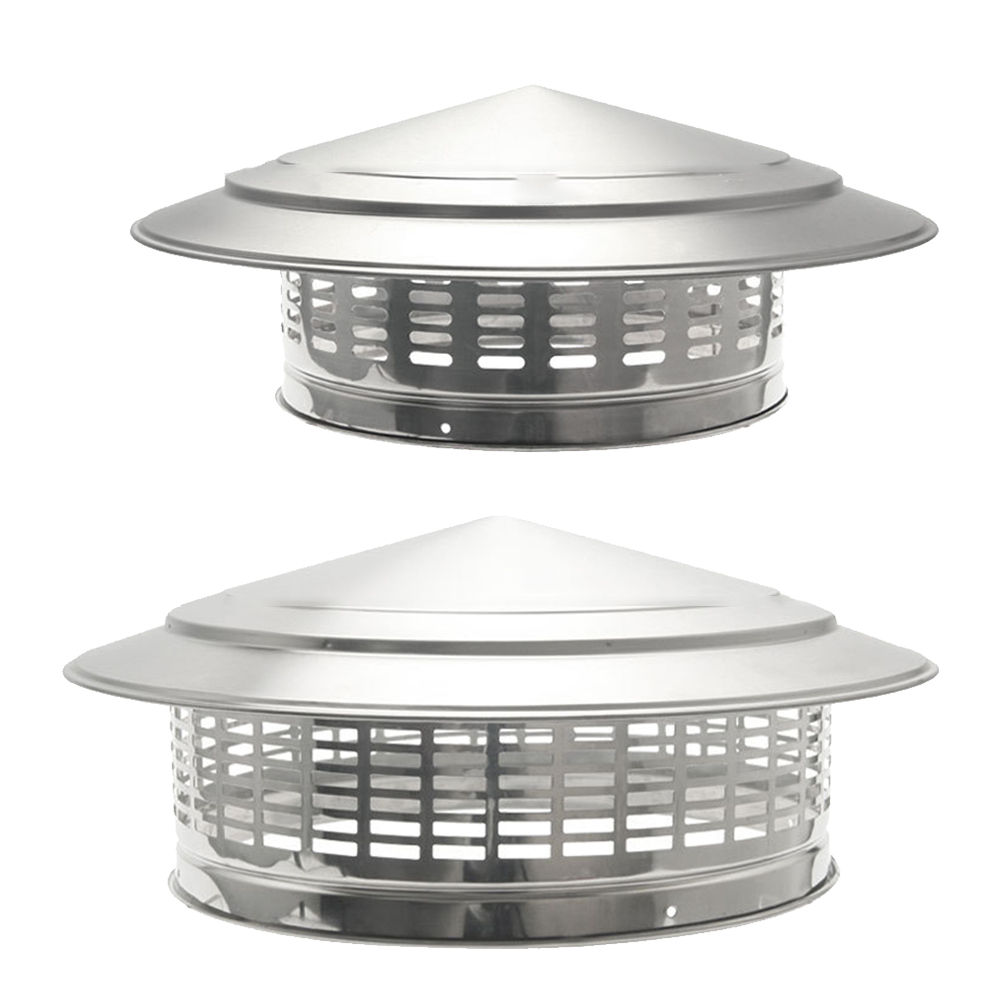 250 ミリメートルステンレス鋼煙突キャップ外壁空気出口屋根 - Commercial Exhaust Hood のレビューと価格
