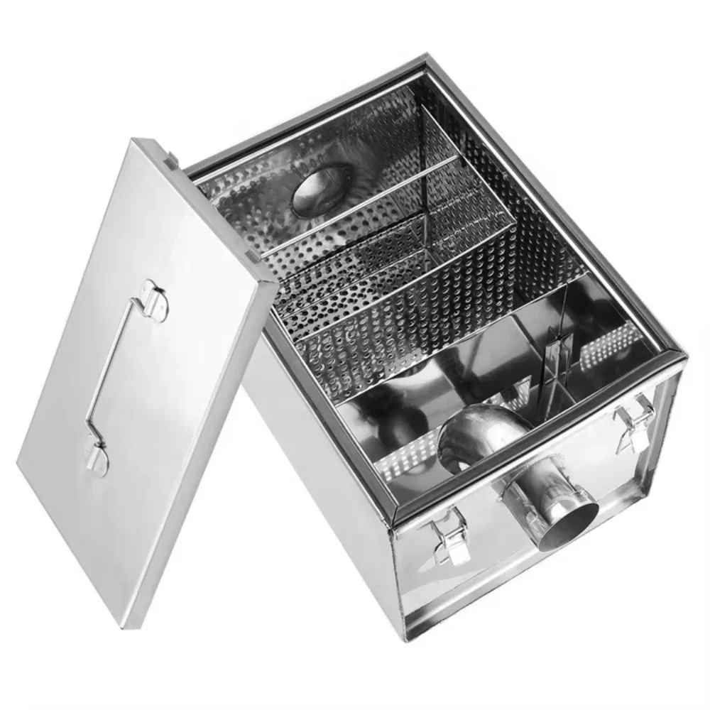 ポータブル5GPM家庭用・業務用キッチンステンレス製グリース - Commercial Kitchen Grease Interceptor のレビューと価格
