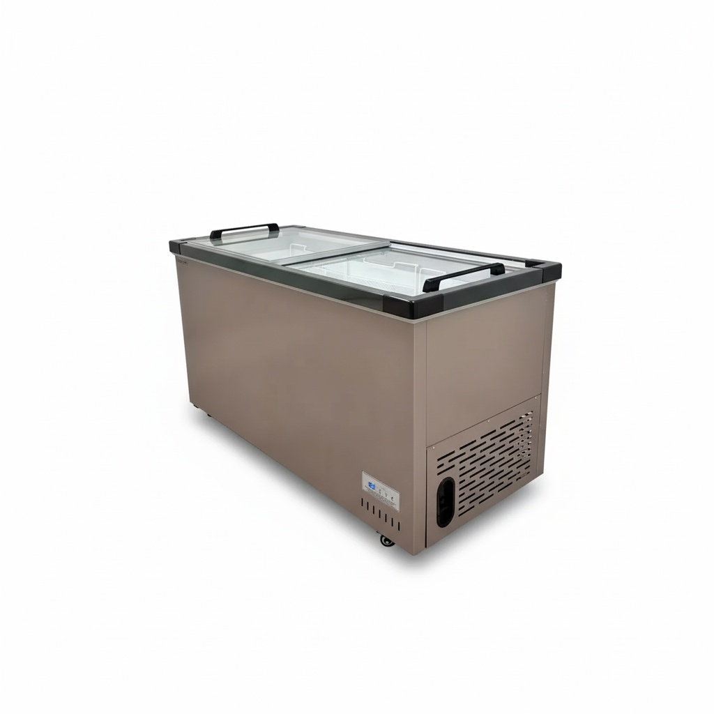 業務用大型冷凍庫、400～1500Lステンレス製スライドガラ - Commercial Chest Freezer のレビューと価格