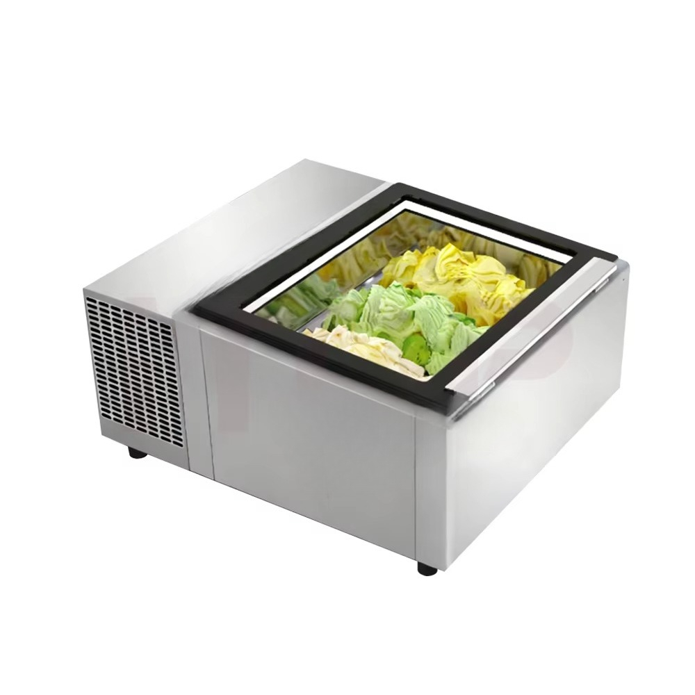 業務用ガラス扉ミニ冷凍庫 小型 新品 アイスクリーム冷凍庫  - Commercial Chest Freezer のレビューと価格