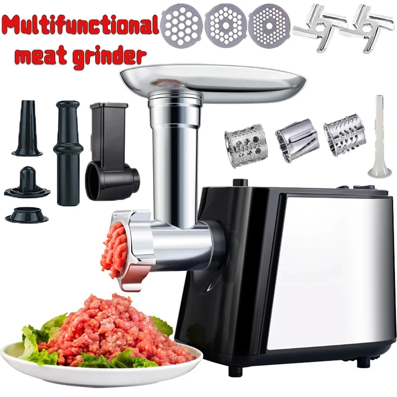 1000W ステンレス製電動ミートグラインダー 多機能家庭用 - Meat Grinder Electric のレビューと価格