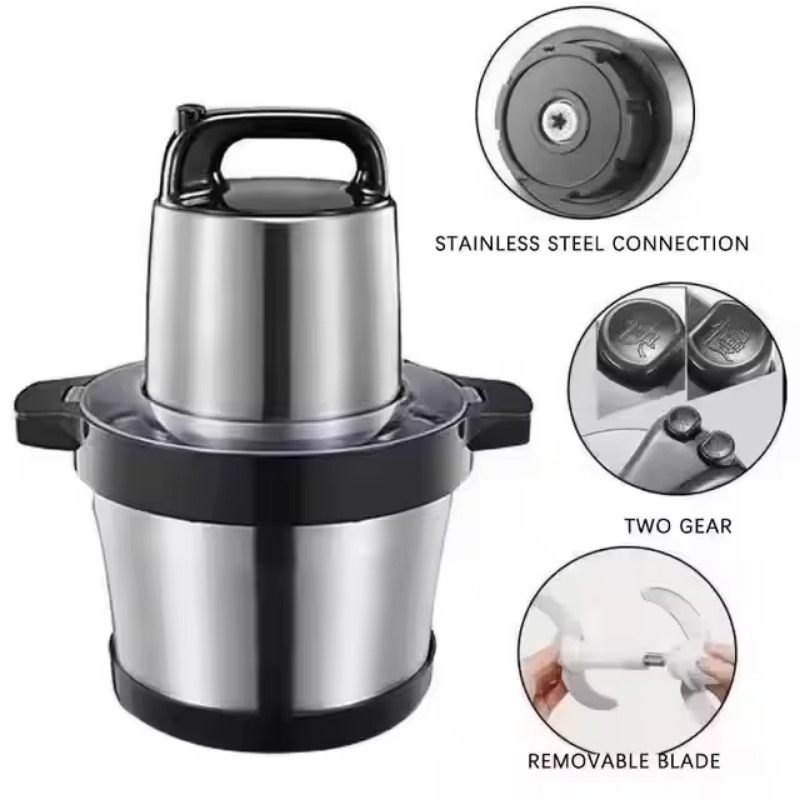 6L 8L ミートチョッパーマシン フフパウンディングブレン - Meat Grinder Electric のレビューと価格