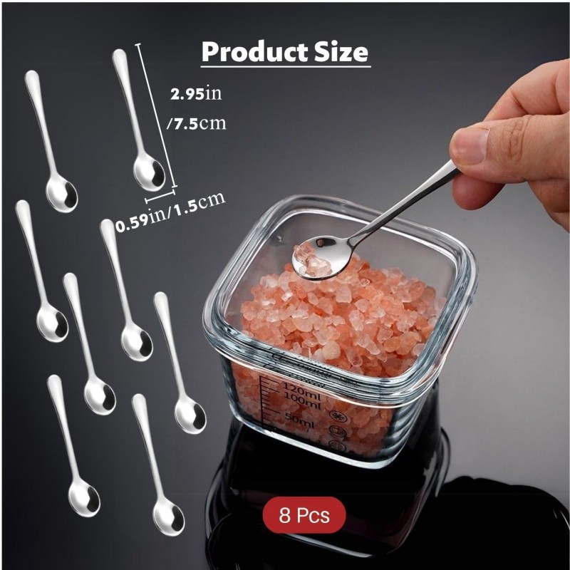 【8個入り 304ステンレス製コーヒースクープ】涙型デザイン - Commercial Kitchen Designer のレビューと価格