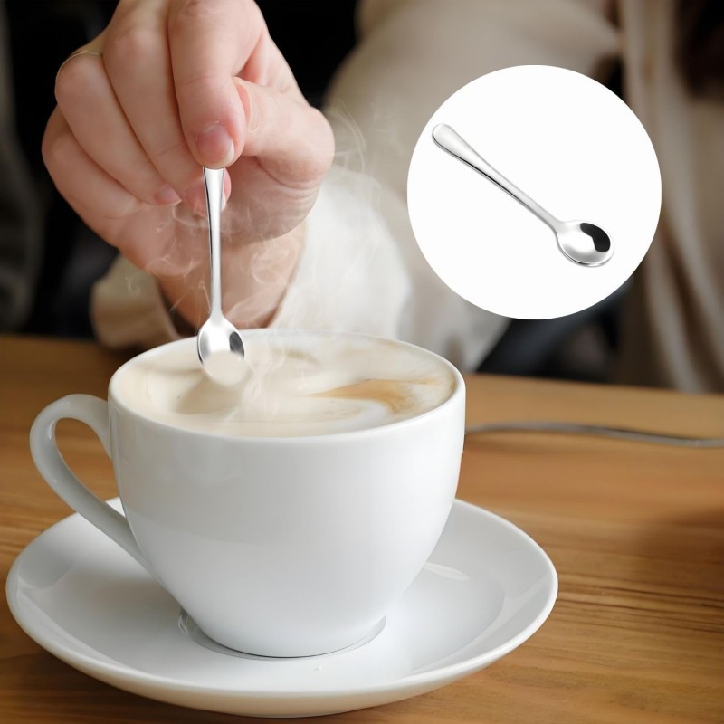 【8個入り 304ステンレス製コーヒースクープ】涙型デザイン - Commercial Kitchen Designer のレビューと価格