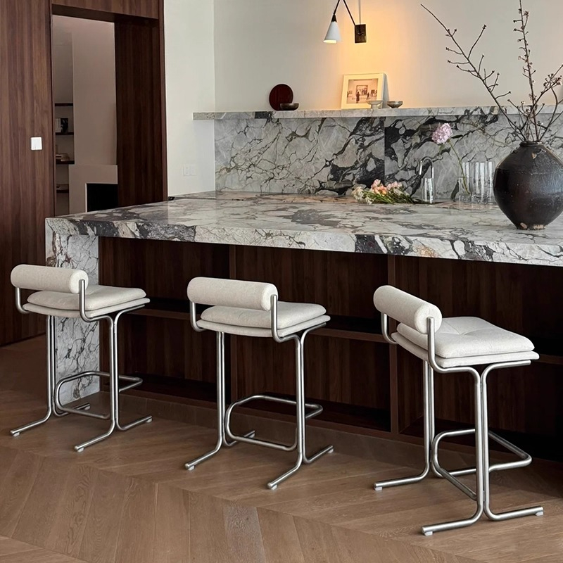 バウハウス風バースツールデザイナーステンレススチールキッチン - Commercial Kitchen Designer のレビューと価格