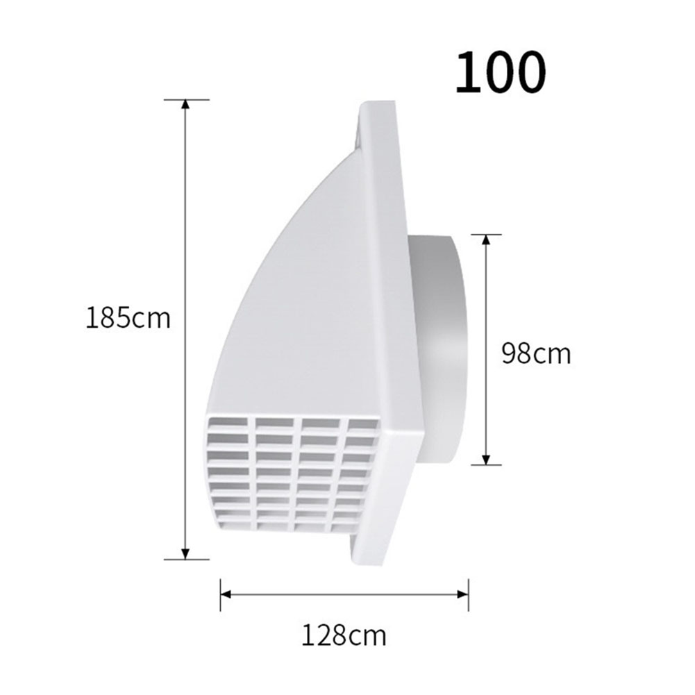 ABS排気フード ABS外壁換気グリル レンジフードダクト  - Commercial Exhaust Hood のレビューと価格
