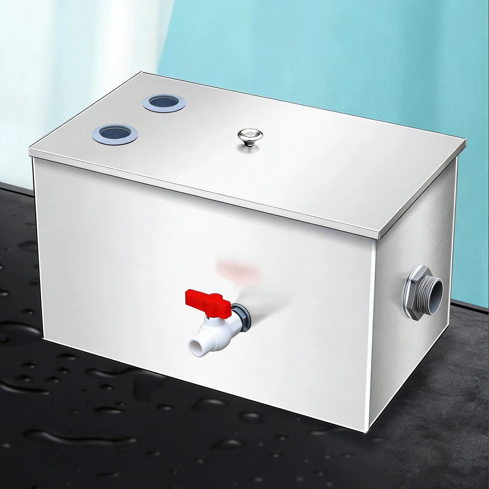 業務用ステンレス製グリーストラップ オイルウォーターセパレー - Commercial Kitchen Grease Interceptor のレビューと価格