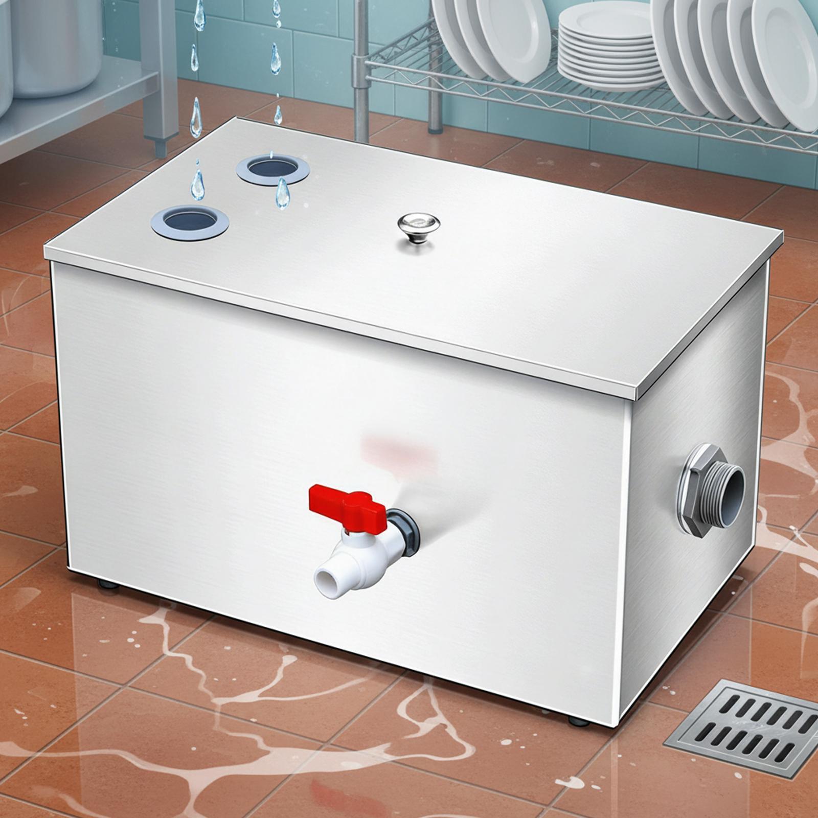 耐摩耗性ステンレス製シンク下油水分離器 家庭用キッチン廃棄物 - Commercial Kitchen Grease Interceptor のレビューと価格