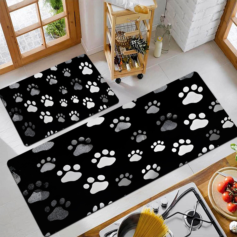 動物の足跡カーペットマットラグキッチンフロアランナーホームデ - Commercial Kitchen Designer のレビューと価格